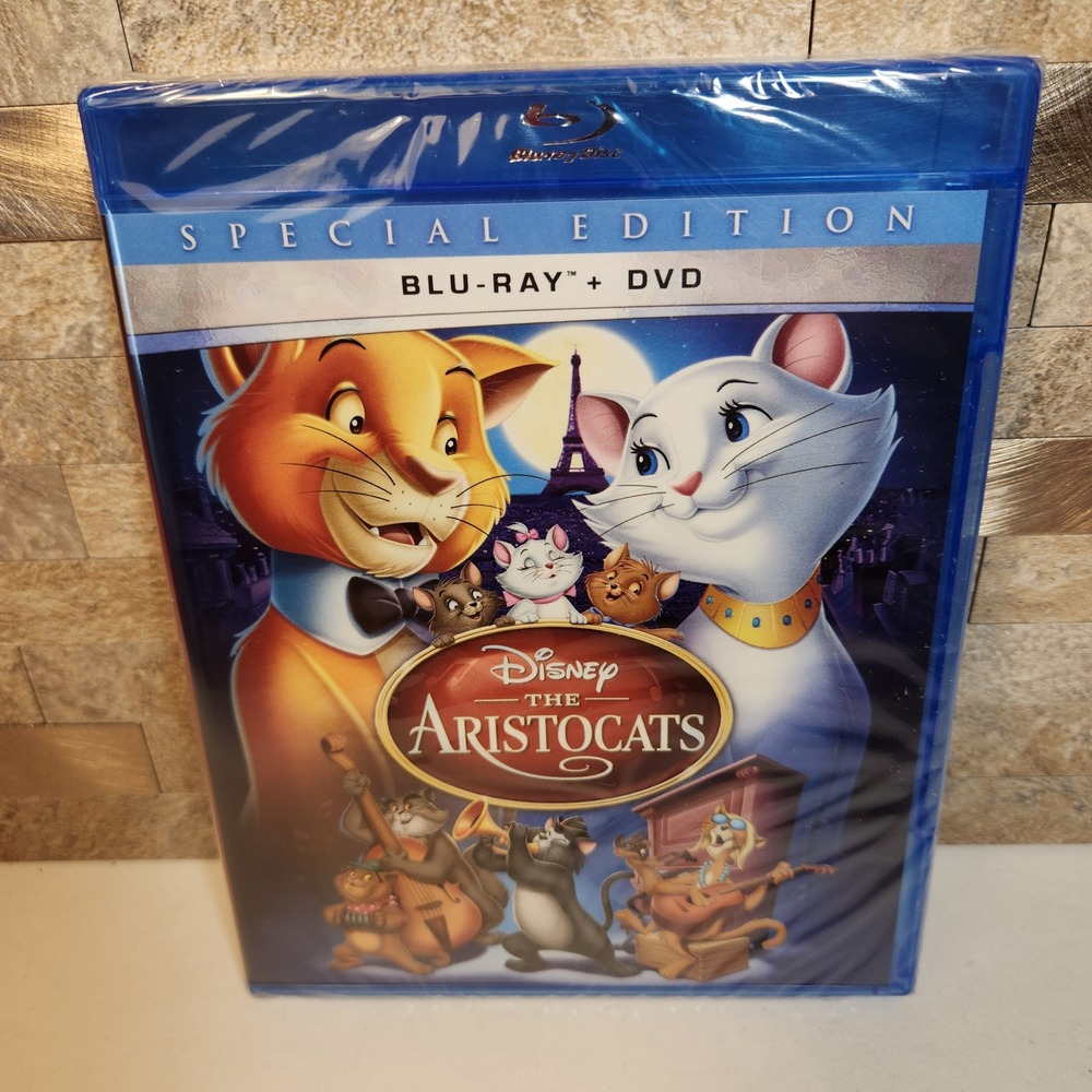Disney The Aristocats Special Edition Blu-ray DVD 2-Disc Set New Sealed Movie